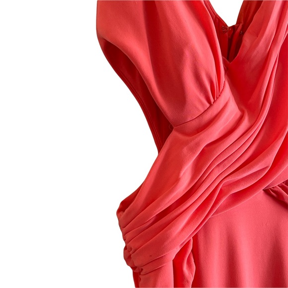 HAILEY LOGAN BY ADRIANNE PAPELL PINK CUT OUT BODYCON MINI DRESS - Picture 3 of 15